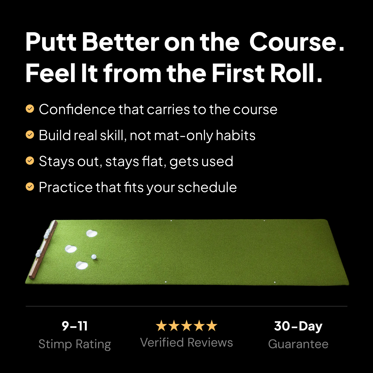 True Golf™ Putting Mat
